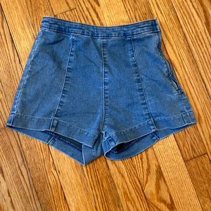 Simple blue pair of Jean shorts from H&M
